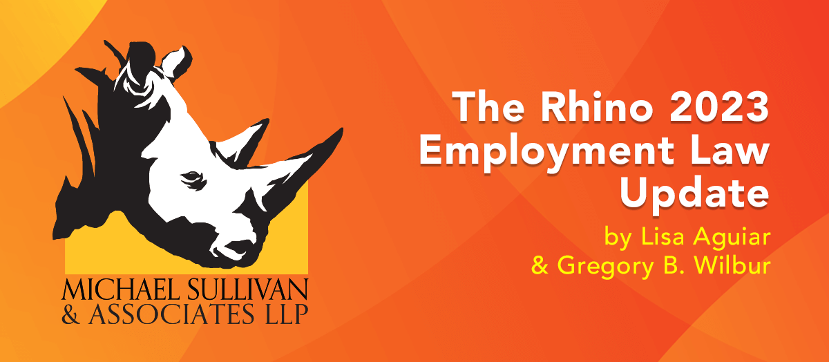 The Rhino 2023 Employment Law Update