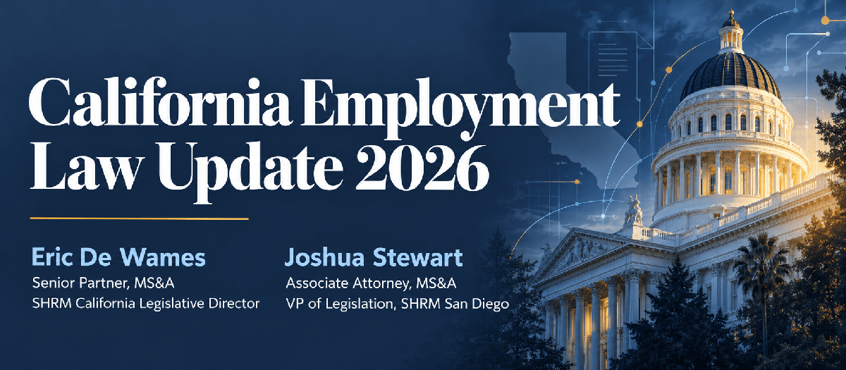 California Employment Law Update 2026