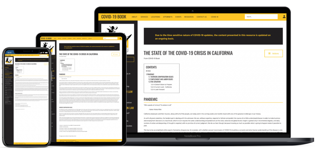 Navigating COVID-19: A Legal Guide for California Employers