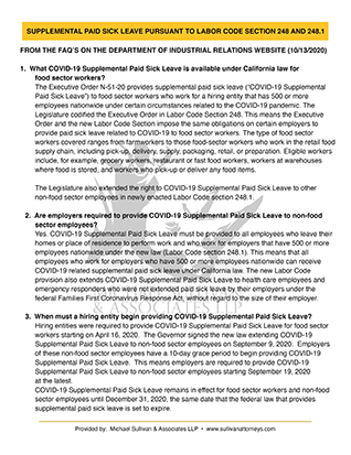 Supplemental Paid Sick Leave - Addendum Supplemental Paid Sick Leave - Addendum